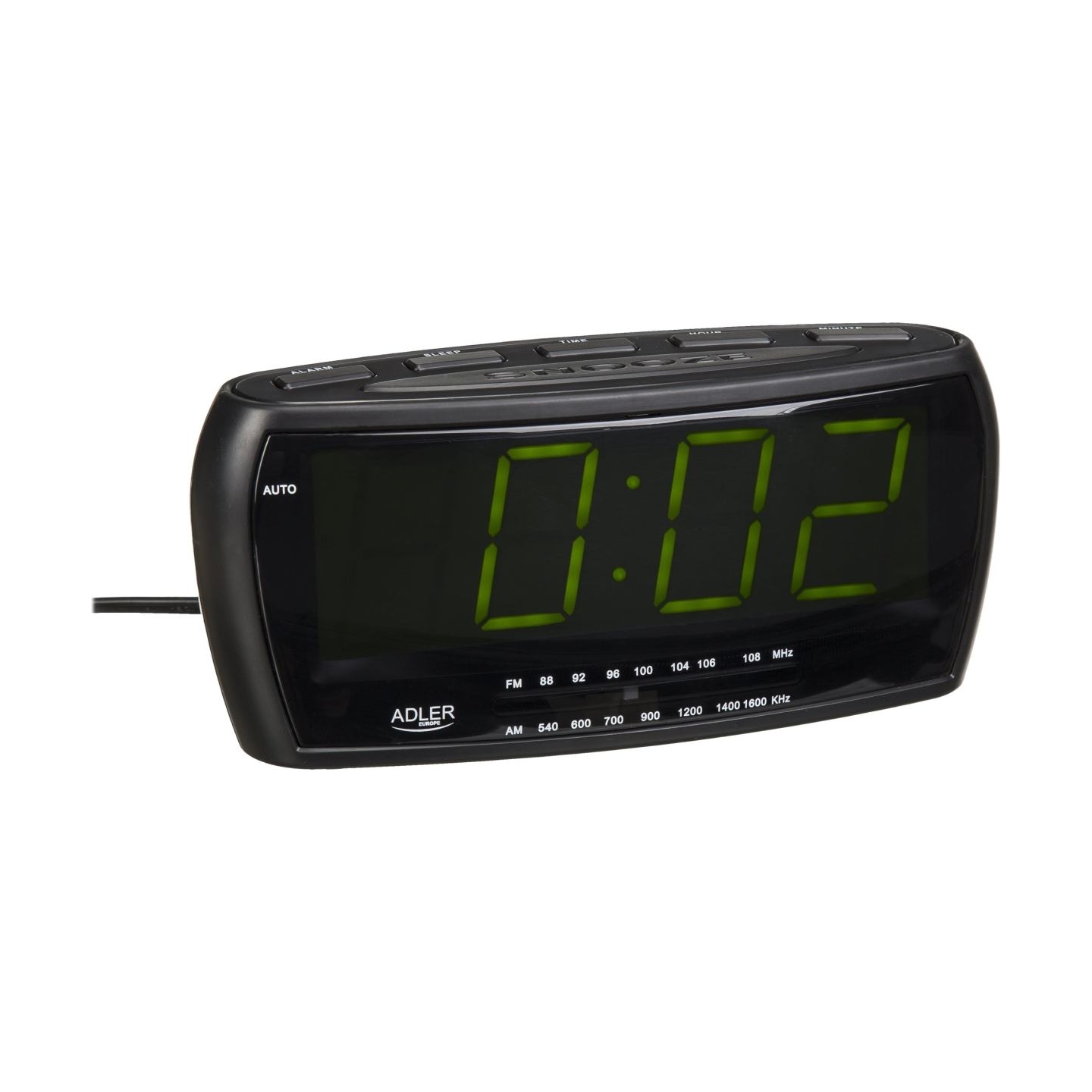 Adler | Alarmclock Radio | AD 1121 | Alarm function | Black