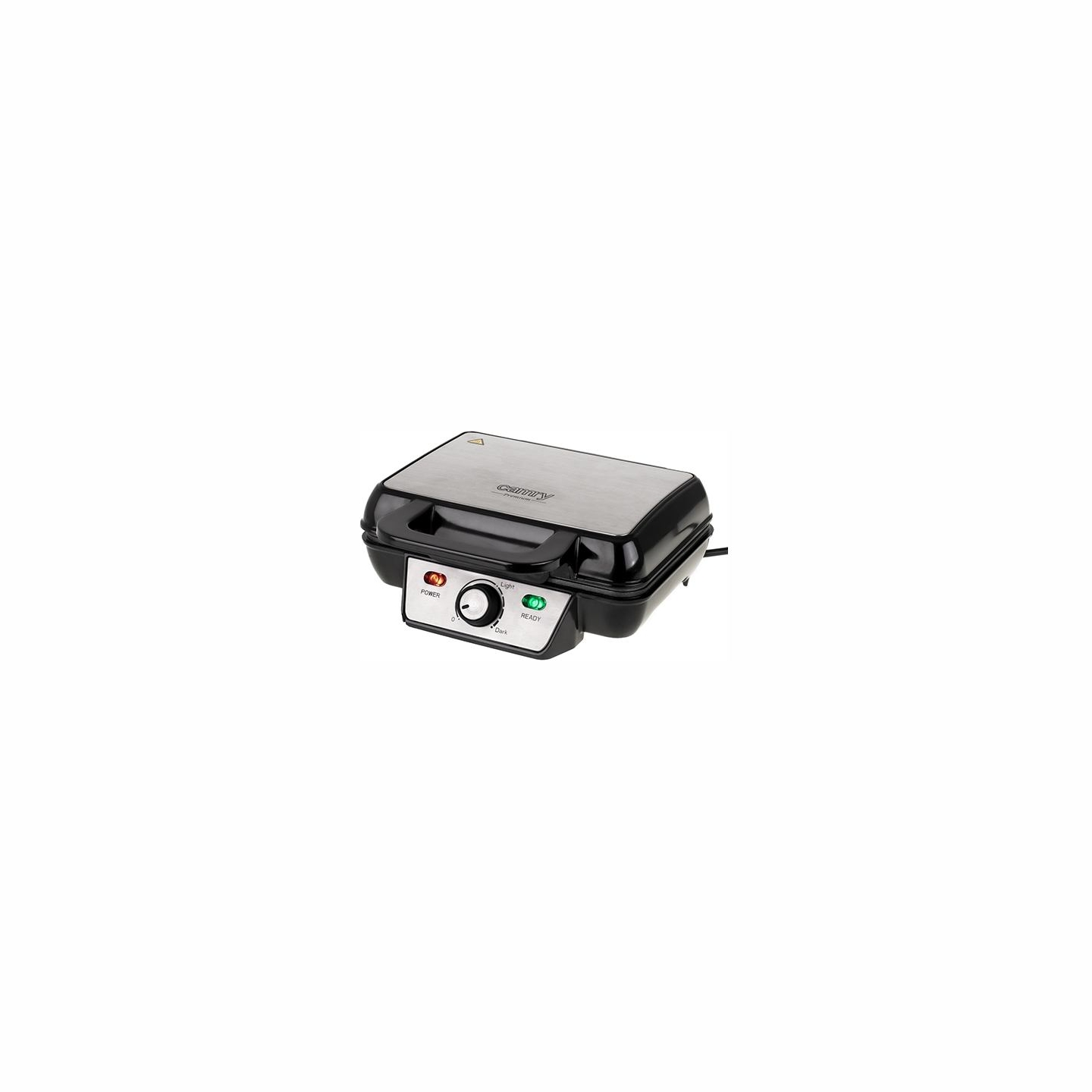 Camry | Waffle Maker | CR 3046 | 1600 W | Number of pastry 2 | Belgium | Black/Stainless Steel