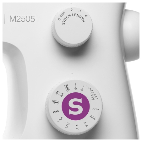 Singer | Sewing Machine | M2505 | Number of stitches 10 | White