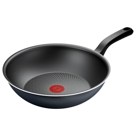 Tefal Pan | H0561942 | Wok | Diameter 28 cm | Suitable for induction hob | Fixed handle | Black