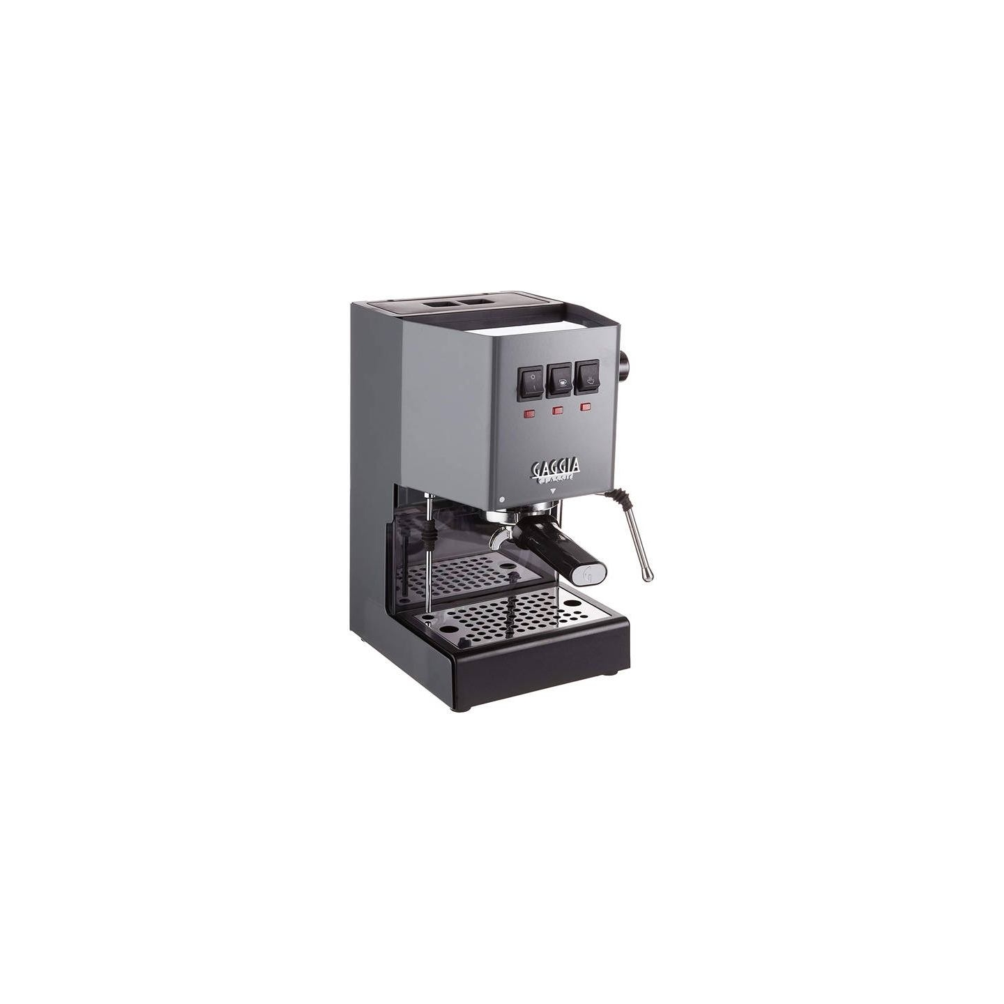 Gaggia | Coffee Maker | RI9481/16 Classic E24 | Pump pressure 15 bar | Built-in milk frother | Semi-automatic | Industrial Grey