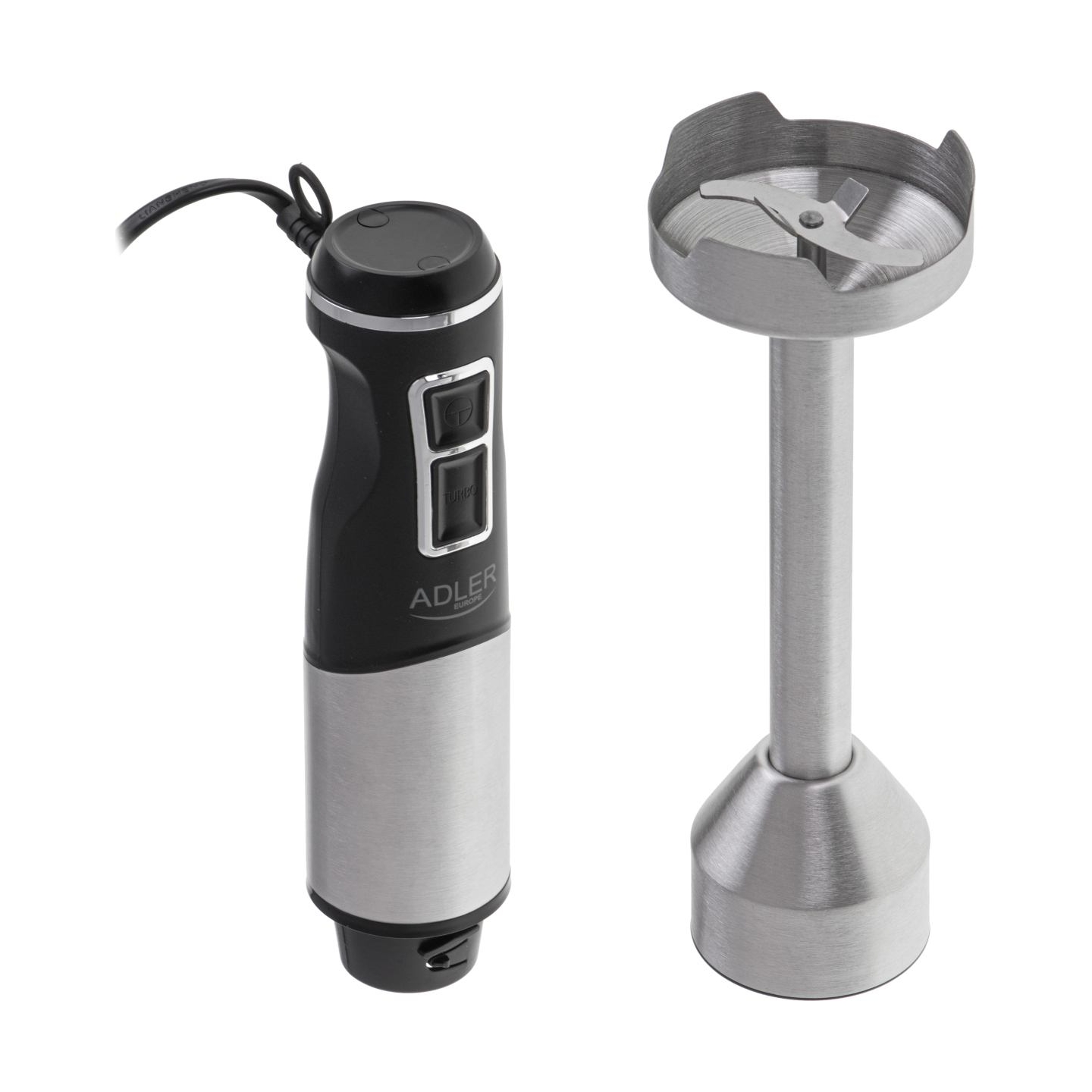 Adler | Hand Blender | AD 4628 | Hand Blender | 1900 W | Number of speeds 1 | Turbo mode | Ice crushing | Stainless Steel/Black