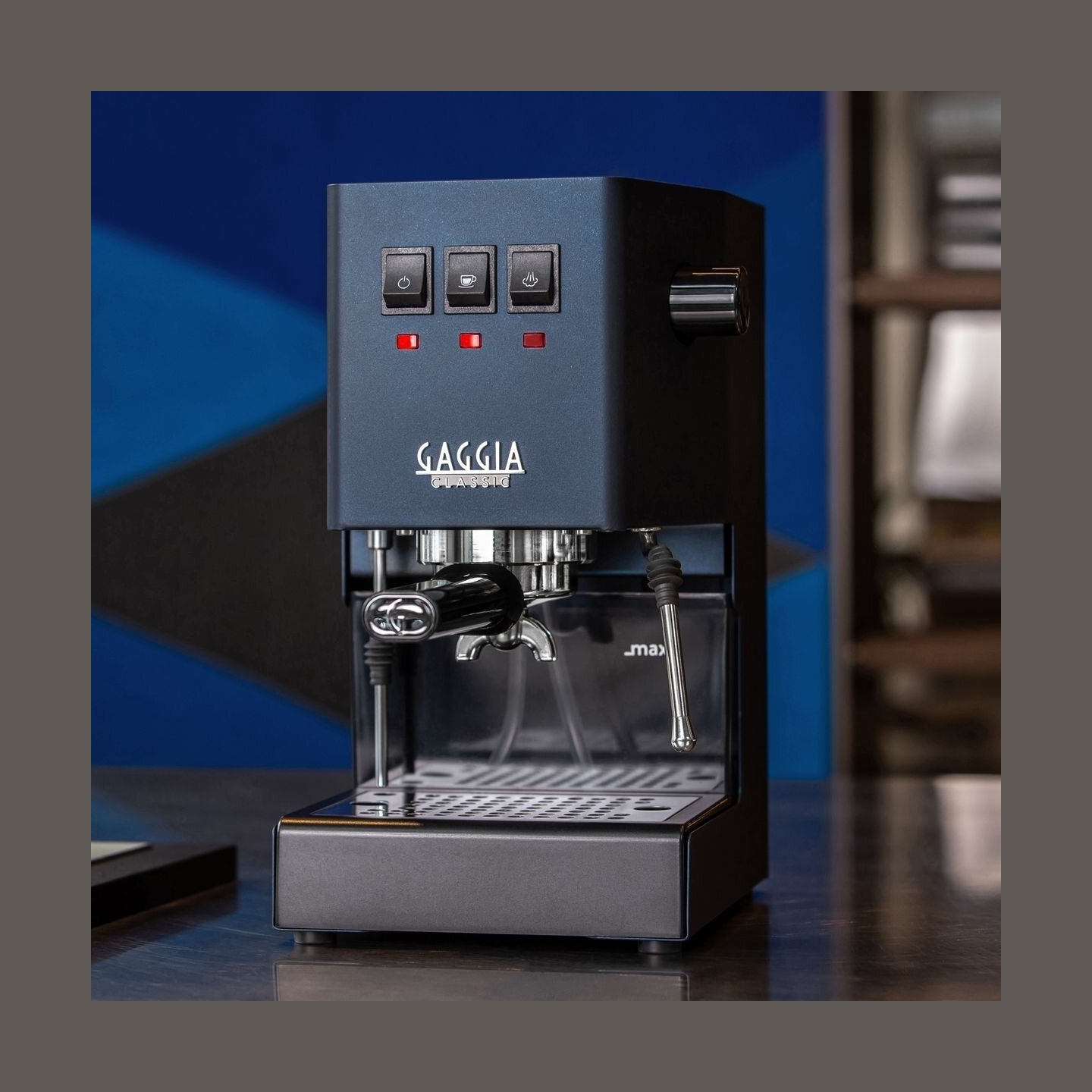 Gaggia Coffee Maker | RI9481/15 Classic E24 | Pump pressure 15 bar | Built-in milk frother | Semi-automatic | Classic Blue