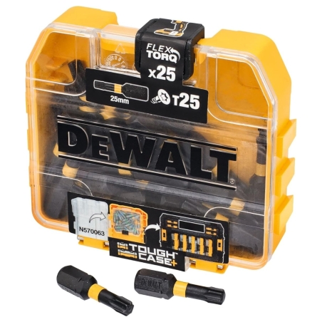 Dewalt DT70558T-QZ Extreme FLEXTORQ 25pc Set T25 25mm in Small Bulk Storage Case