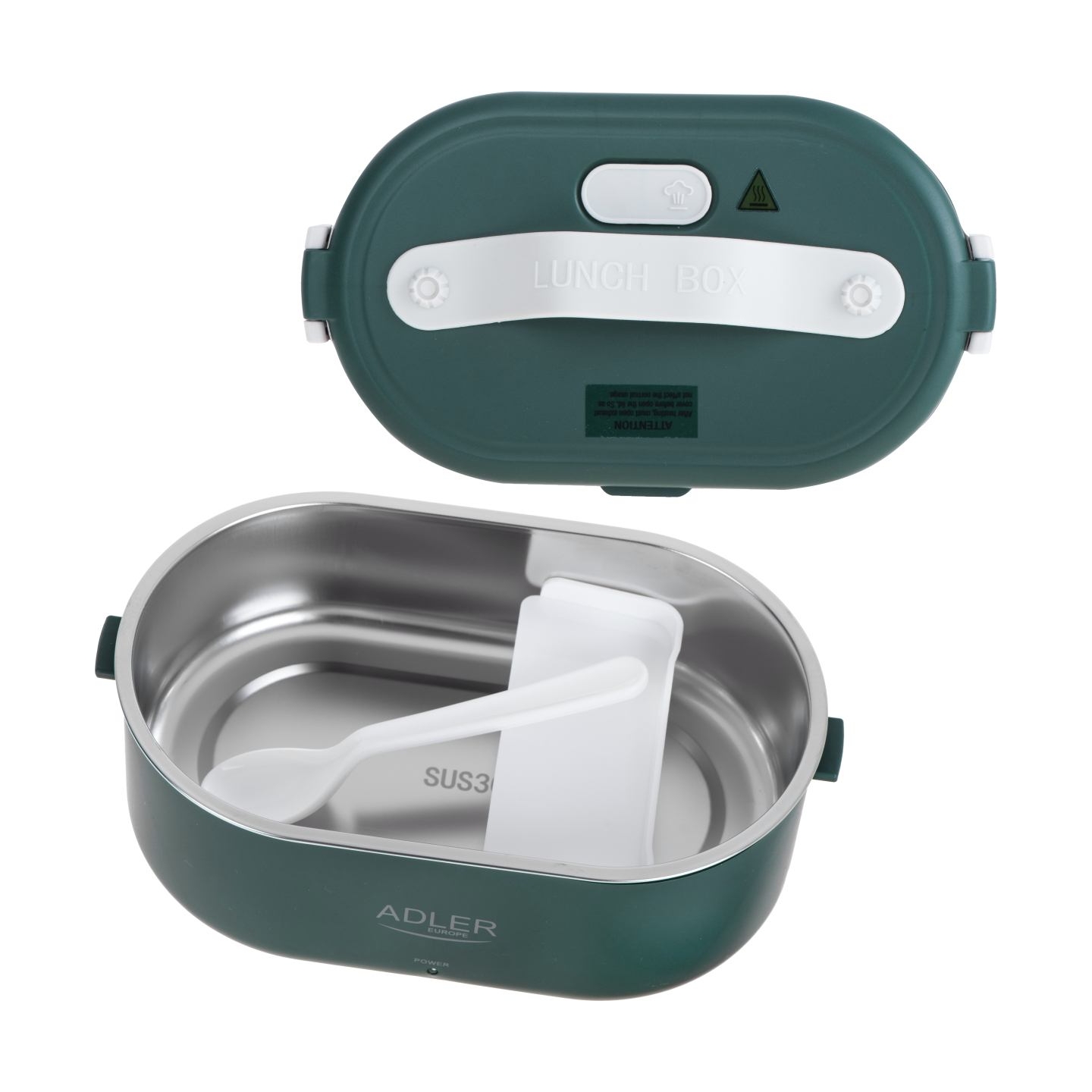 Adler | Heated Food Container | AD 4505g | Capacity 0.8 L | Material Stainless steel/Plastic | Green