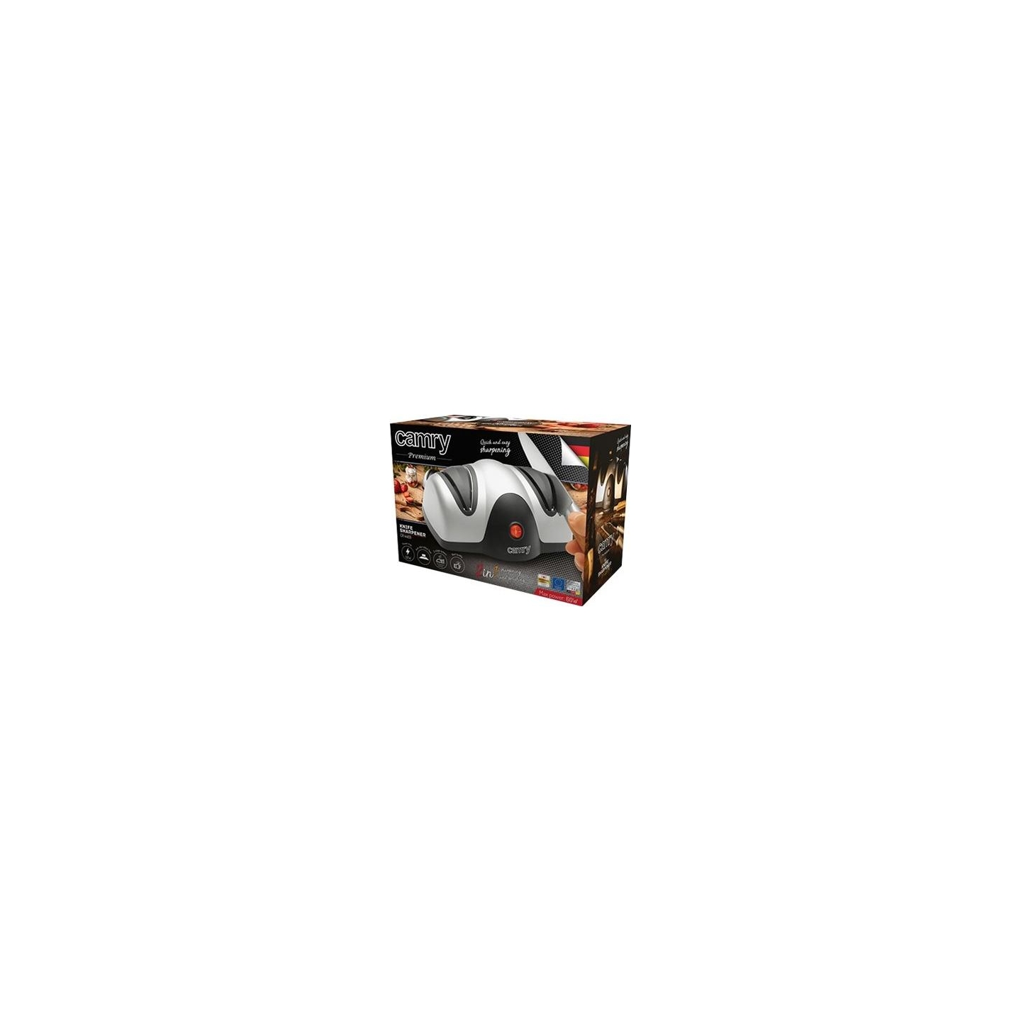Camry | Knife sharpener | CR 4469 | Electric | Black/Silver | 60 W | 2