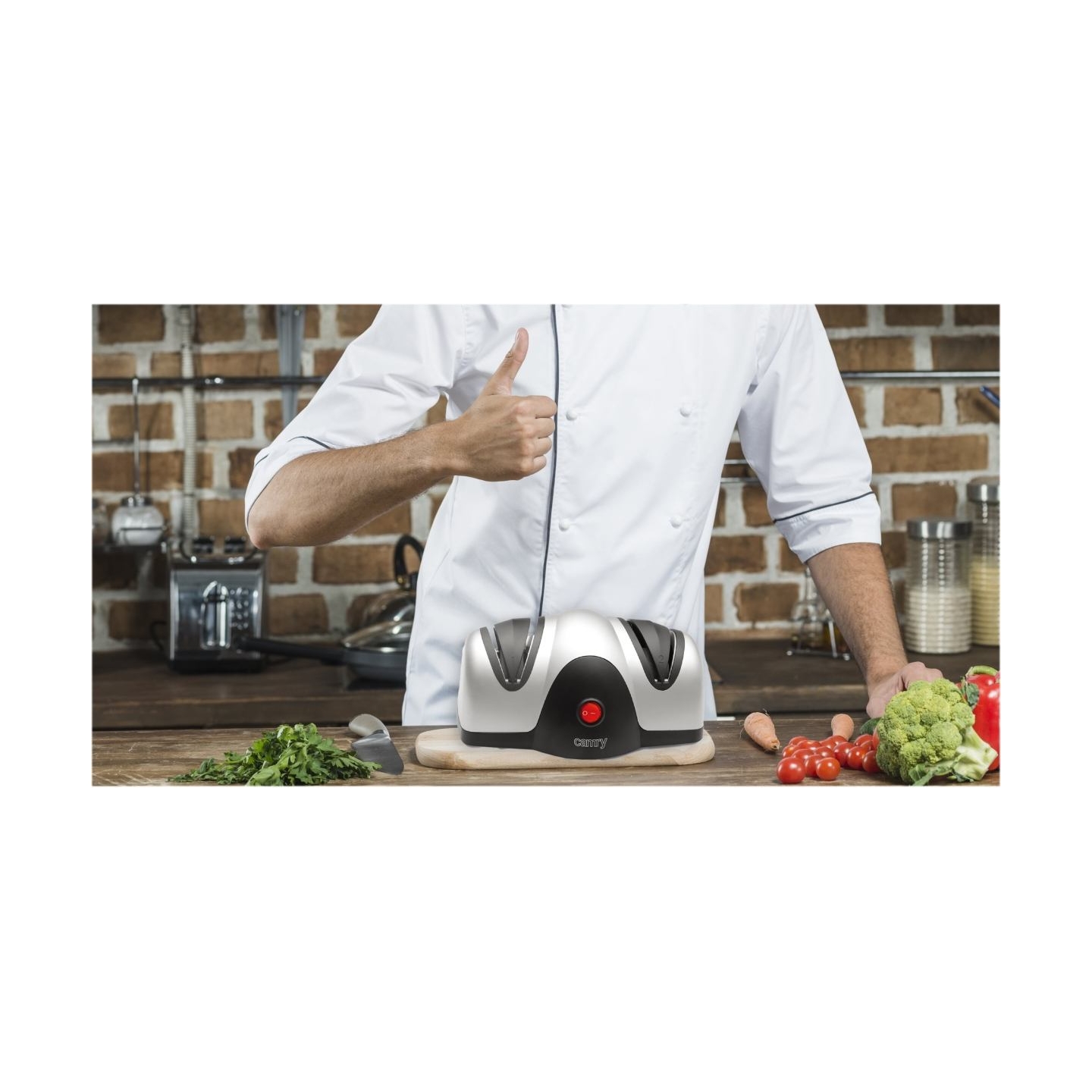 Camry | Knife sharpener | CR 4469 | Electric | Black/Silver | 60 W | 2