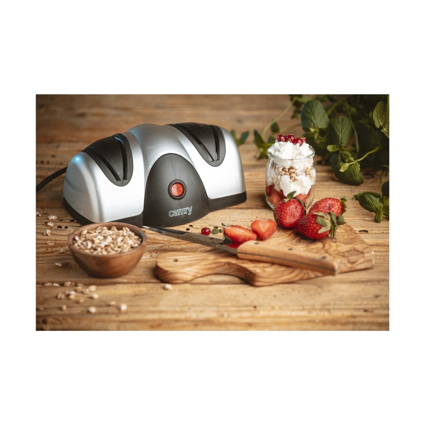 Camry | Knife sharpener | CR 4469 | Electric | Black/Silver | 60 W | 2