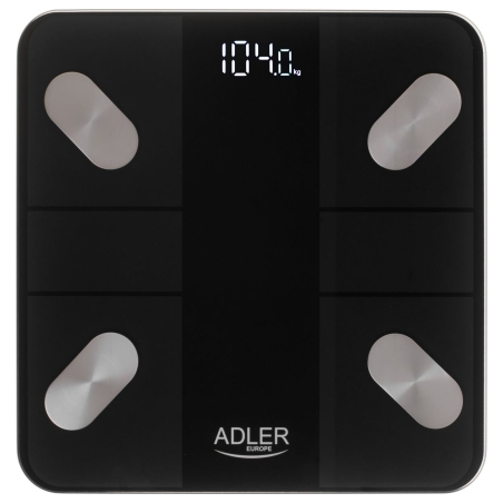 Adler | Smart Bathroom Scale | AD 8186b | Maximum weight (capacity) 180 kg | Accuracy 100 g | Body Mass Index (BMI) measuring | 