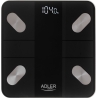 Adler | Smart Bathroom Scale | AD 8186b | Maximum weight (capacity) 180 kg | Accuracy 100 g | Body Mass Index (BMI) measuring | 