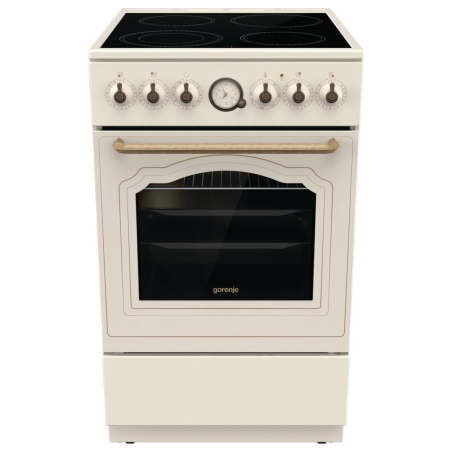 Gorenje | Cooker | GECS5B70CLI | Hob type Vitroceramic | Oven type Electric | Beige | Width 50 cm | Depth 59.4 cm | 70 L