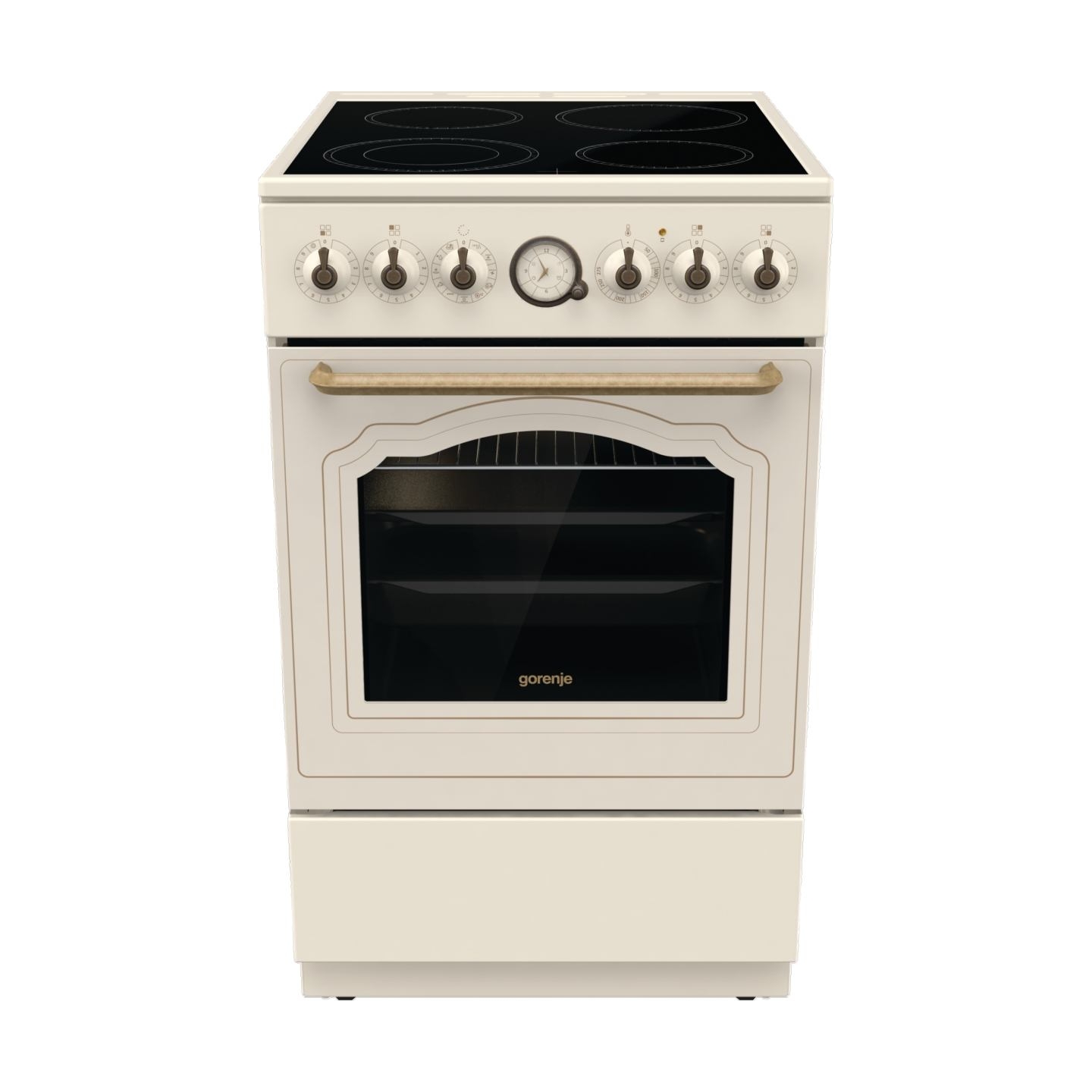 Gorenje | Cooker | GECS5B70CLI | Hob type Vitroceramic | Oven type Electric | Beige | Width 50 cm | Depth 59.4 cm | 70 L