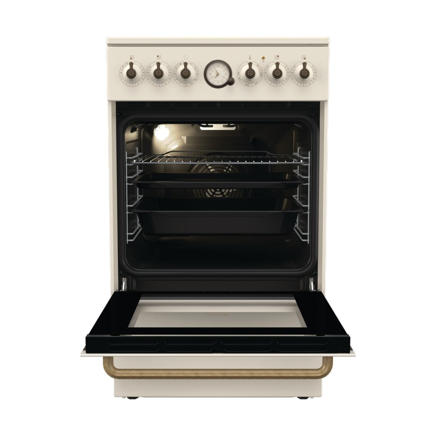 Gorenje | Cooker | GECS5B70CLI | Hob type Vitroceramic | Oven type Electric | Beige | Width 50 cm | Depth 59.4 cm | 70 L