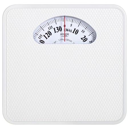 Adler | Mechanical Bathroom Scale | AD 8179w | Maximum weight (capacity) 136 kg | Accuracy 1000 g | White
