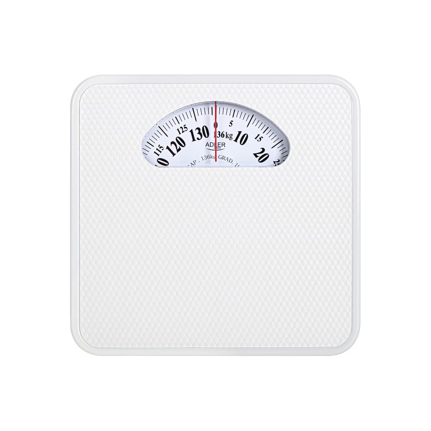 Adler | Mechanical Bathroom Scale | AD 8179w | Maximum weight (capacity) 136 kg | Accuracy 1000 g | White