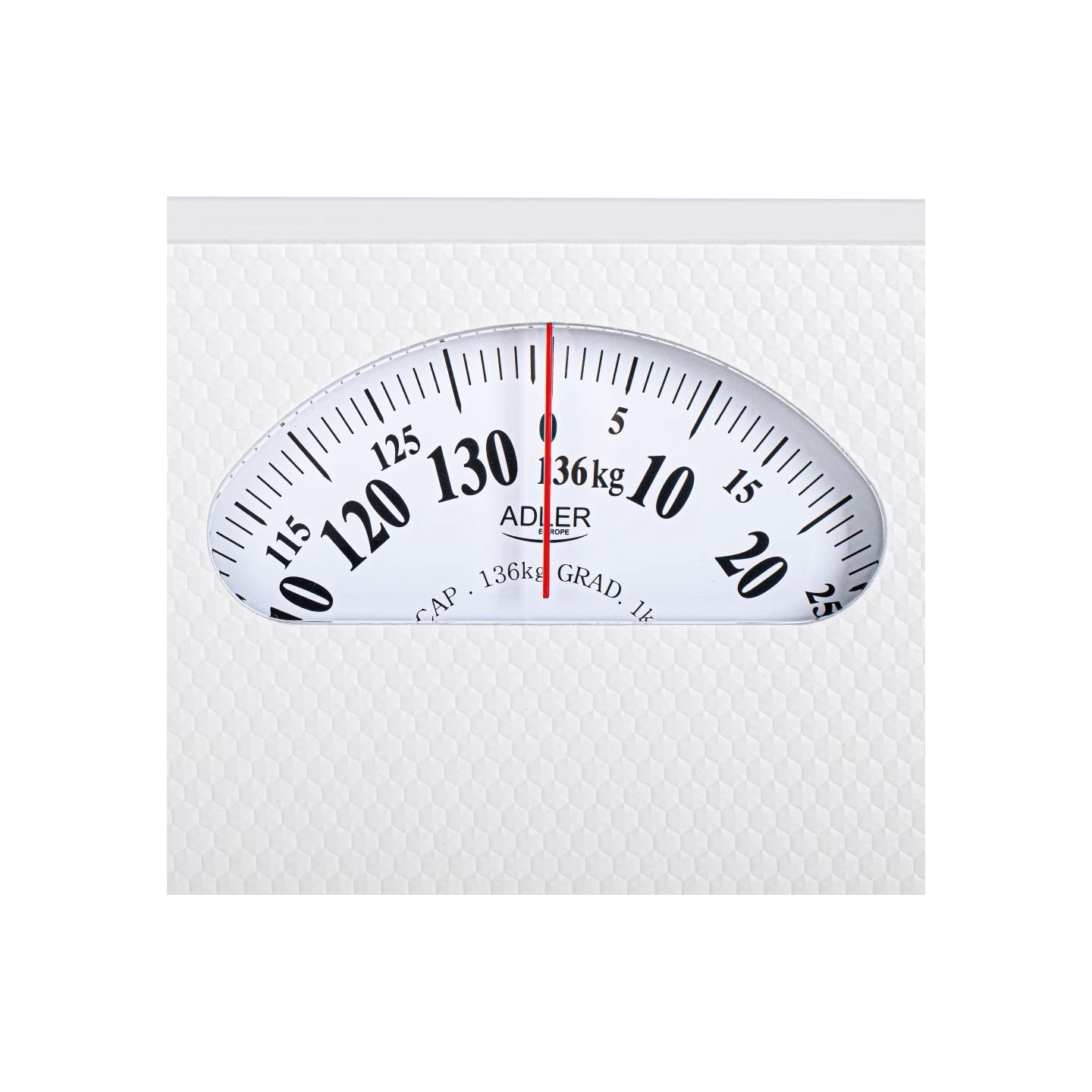 Adler | Mechanical Bathroom Scale | AD 8179w | Maximum weight (capacity) 136 kg | Accuracy 1000 g | White
