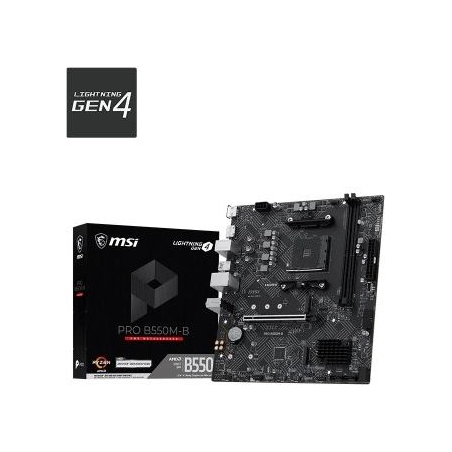 MSI Motherboard PRO B550M-B am4 2DDR4 mATX