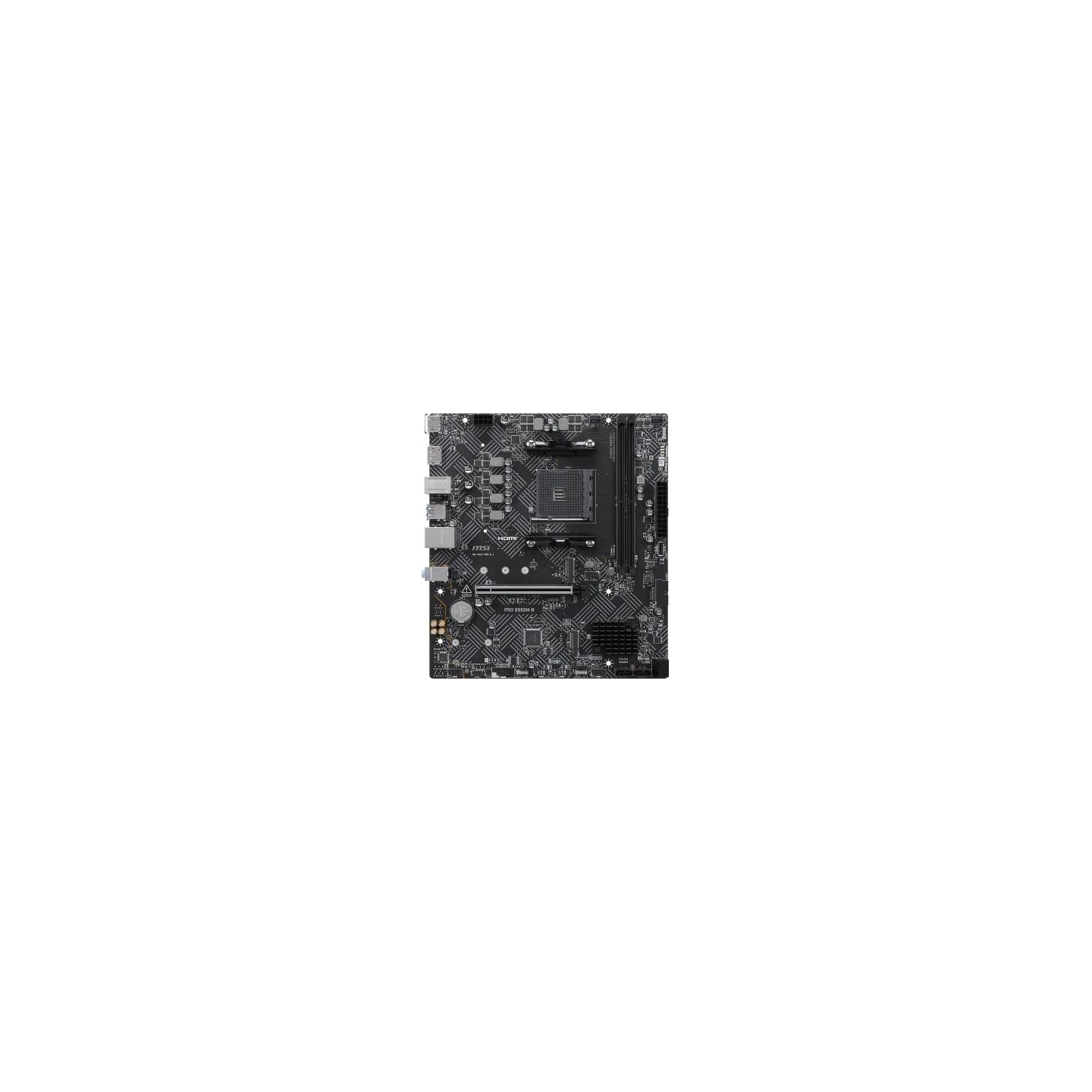 MSI Motherboard PRO B550M-B am4 2DDR4 mATX