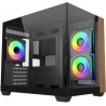 Cooler Master Case Elite 481 Wood 270° Seamless Glass mATX