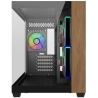 Cooler Master Case Elite 481 Wood 270° Seamless Glass mATX