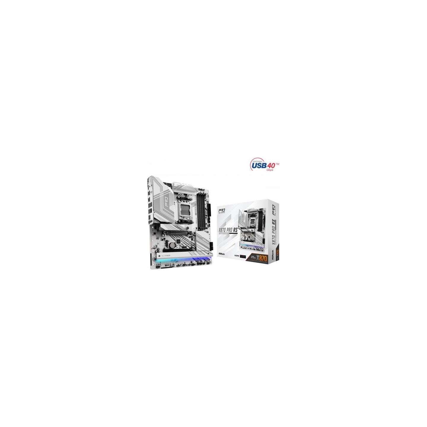 Asrock Motherboard X870 PRO RS AM5 4DDR5 M.2 ATX