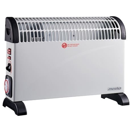Mesko | Convector Heater with Timer and Turbo Fan | MS 7741w | Convection Heater | 2000 W | Number of power levels 3 | White