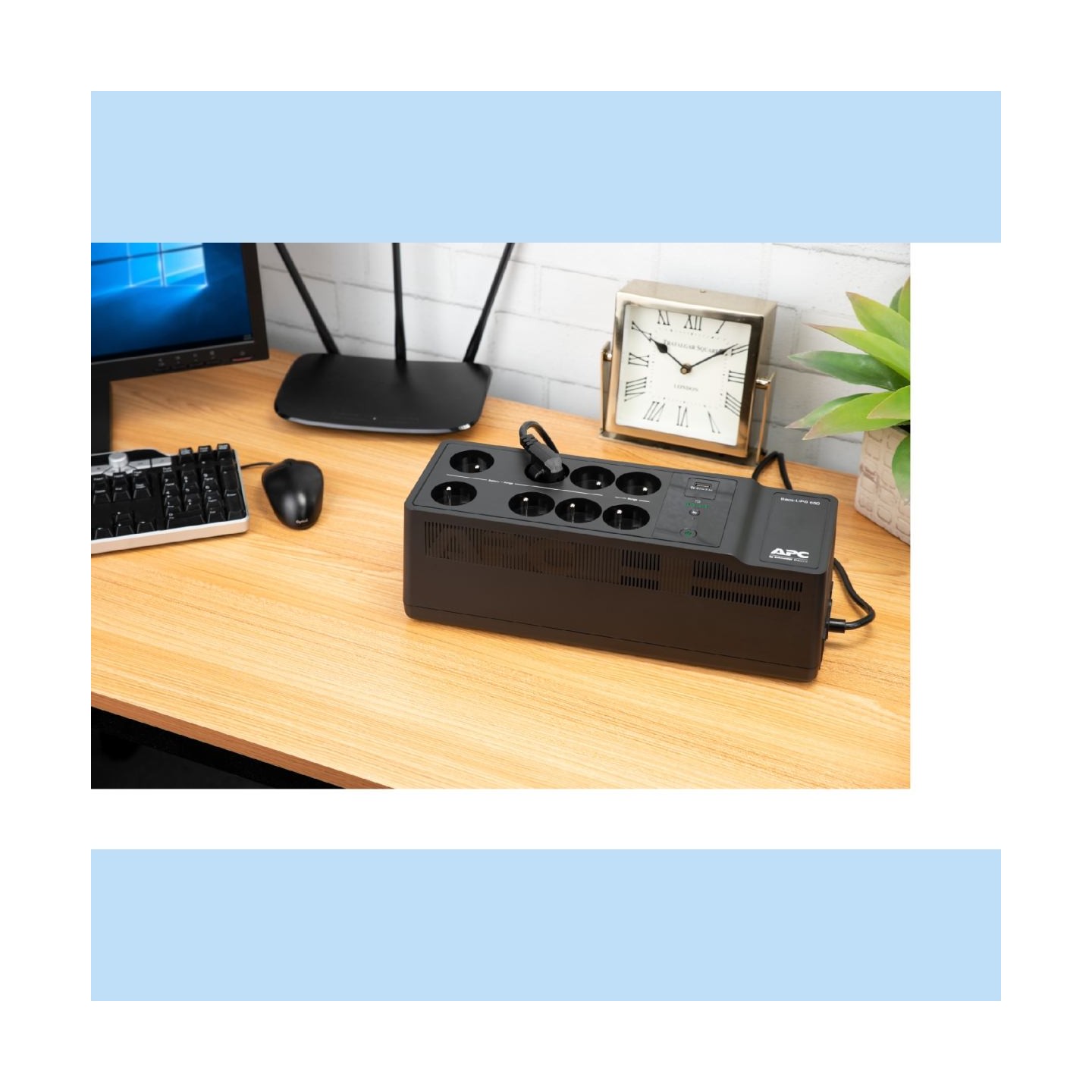 APC Back-UPS 650VA, 230V, 1 USB charging port / BE650G2-GR