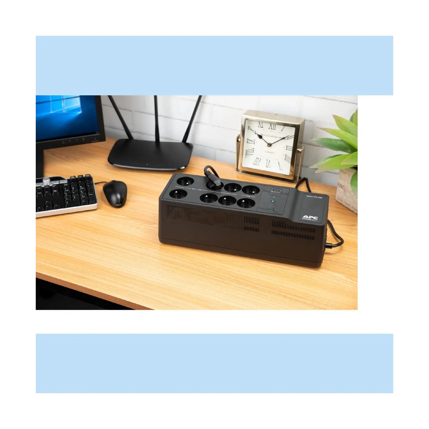 APC Back-UPS 650VA, 230V, 1 USB charging port / BE650G2-GR