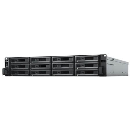 Synology 12-bay capacity expansion units 12x3.5" Hot-Swap | RX1223RP | 2 | 100V to 240V AC | Black