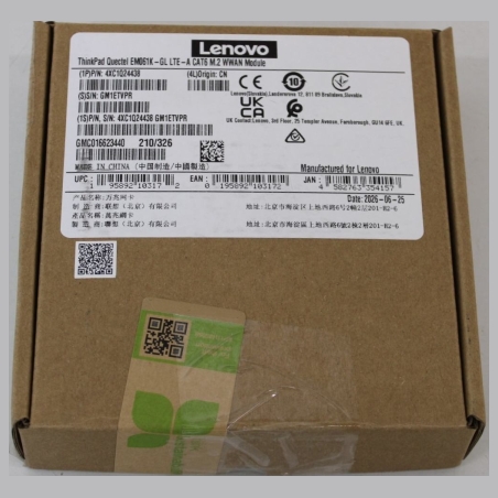 Lenovo ThinkPad Quectel EM061K-GL LTE-A CAT6 M.2 LTE WWAN Module | Lenovo Quectel EM061K-GL LTE-A CAT6 M.2 Modem | 4XC1Q24438 | 