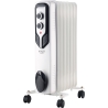 Adler | Oil-Filled Radiator | AD 7815 | Oil Filled Radiator | 1500 W | Number of power levels 3 | White
