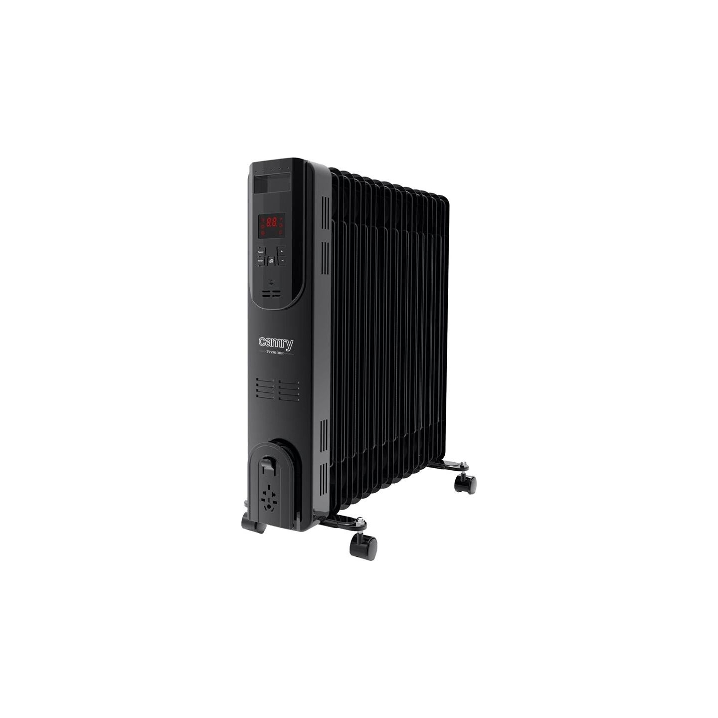 Camry | Oil-Filled Radiator with Remote Control | CR 7814 | Oil Filled Radiator | 2500 W | Number of power levels 3 | Black