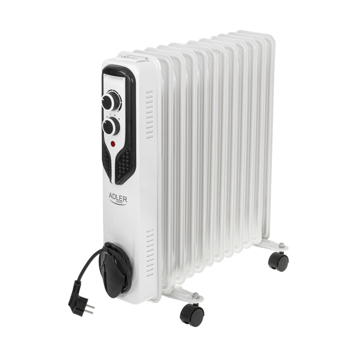 Adler | Oil-Filled Radiator | AD 7817 | Oil Filled Radiator | 2500 W | Number of power levels 3 | White