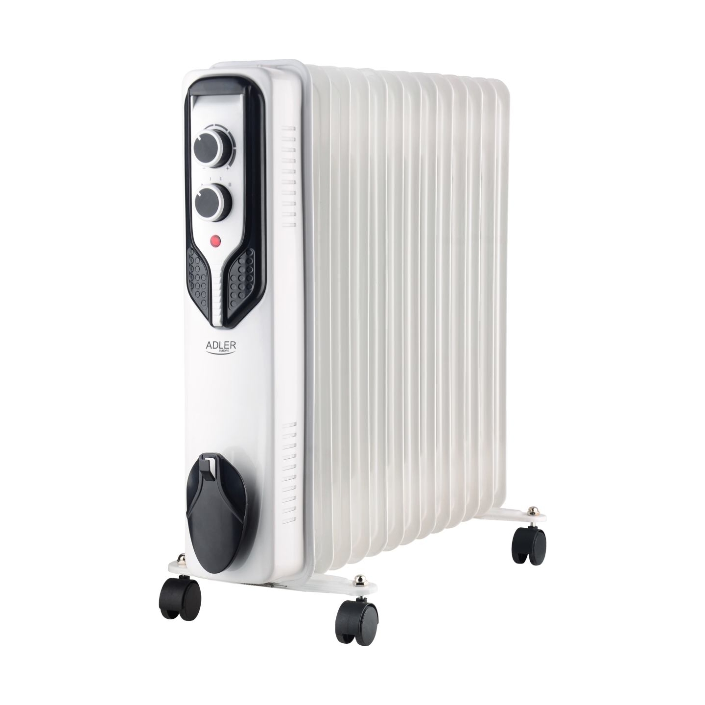 Adler | Oil-Filled Radiator | AD 7818 | Oil Filled Radiator | 2500 W | Number of power levels 3 | White