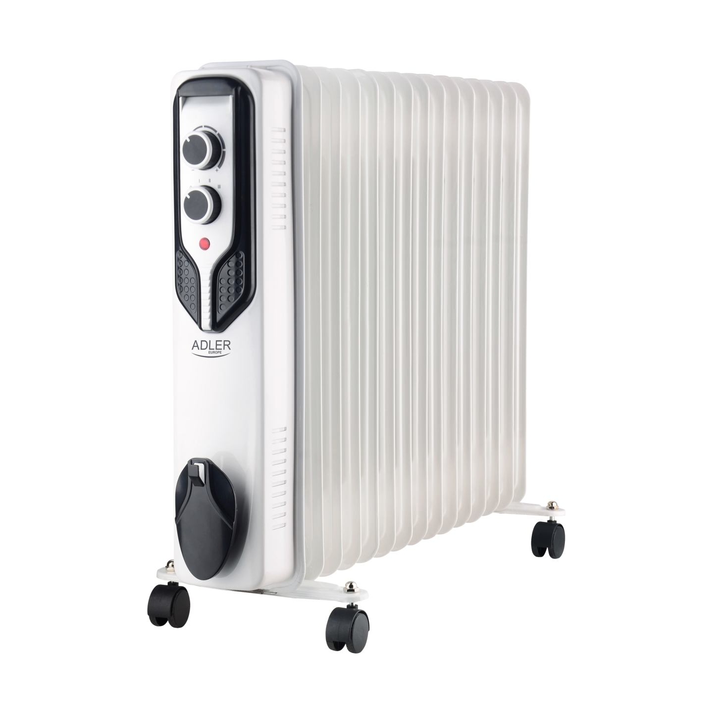 Adler | Oil-Filled Radiator | AD 7819 | Oil Filled Radiator | 2500 W | Number of power levels 3 | White