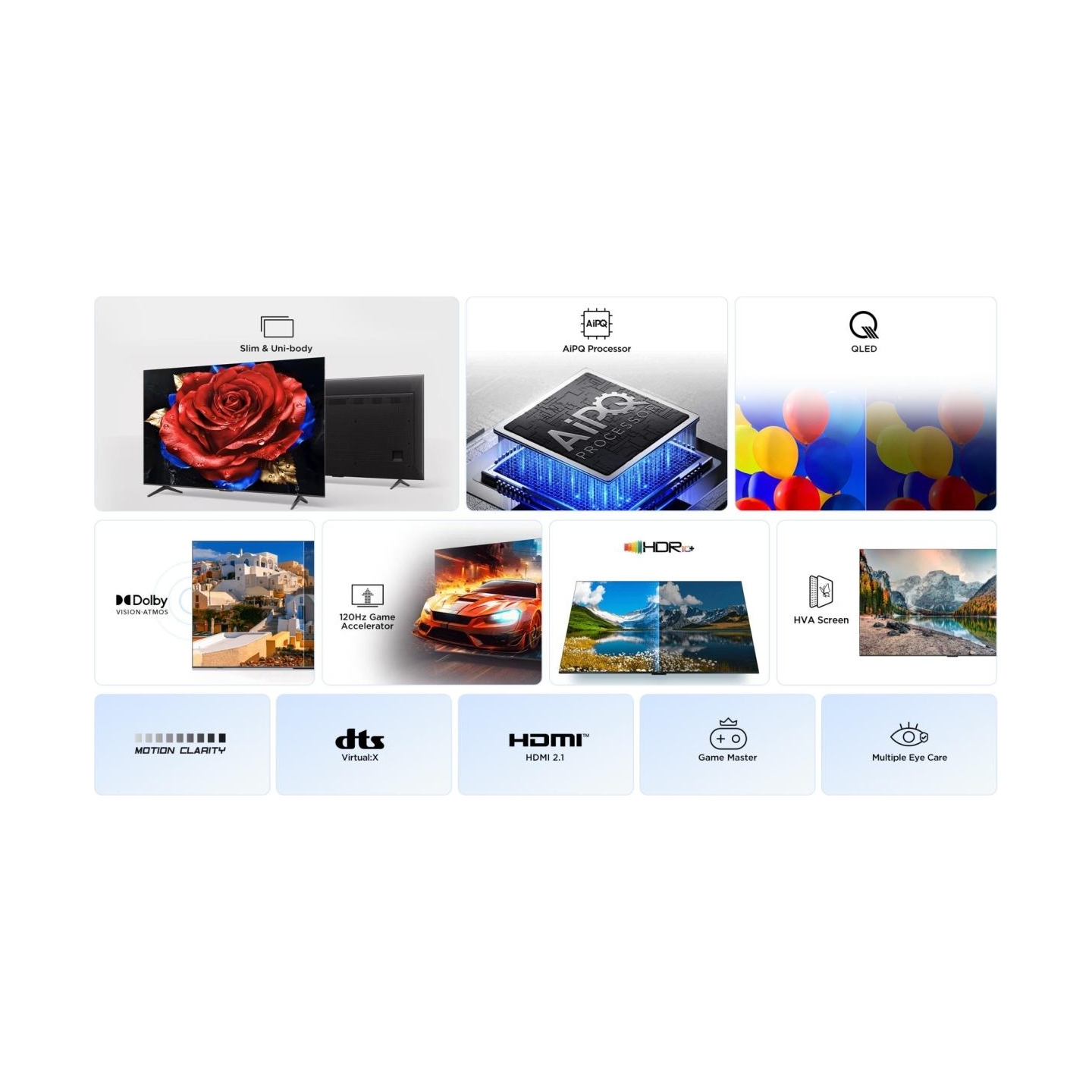 TCL 75-inch LED TV 75P7K