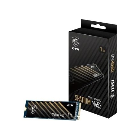 MSI Disc SSD SPATIUM M452 1TB M.2 PCIe 4.0 3600/3100MB/s