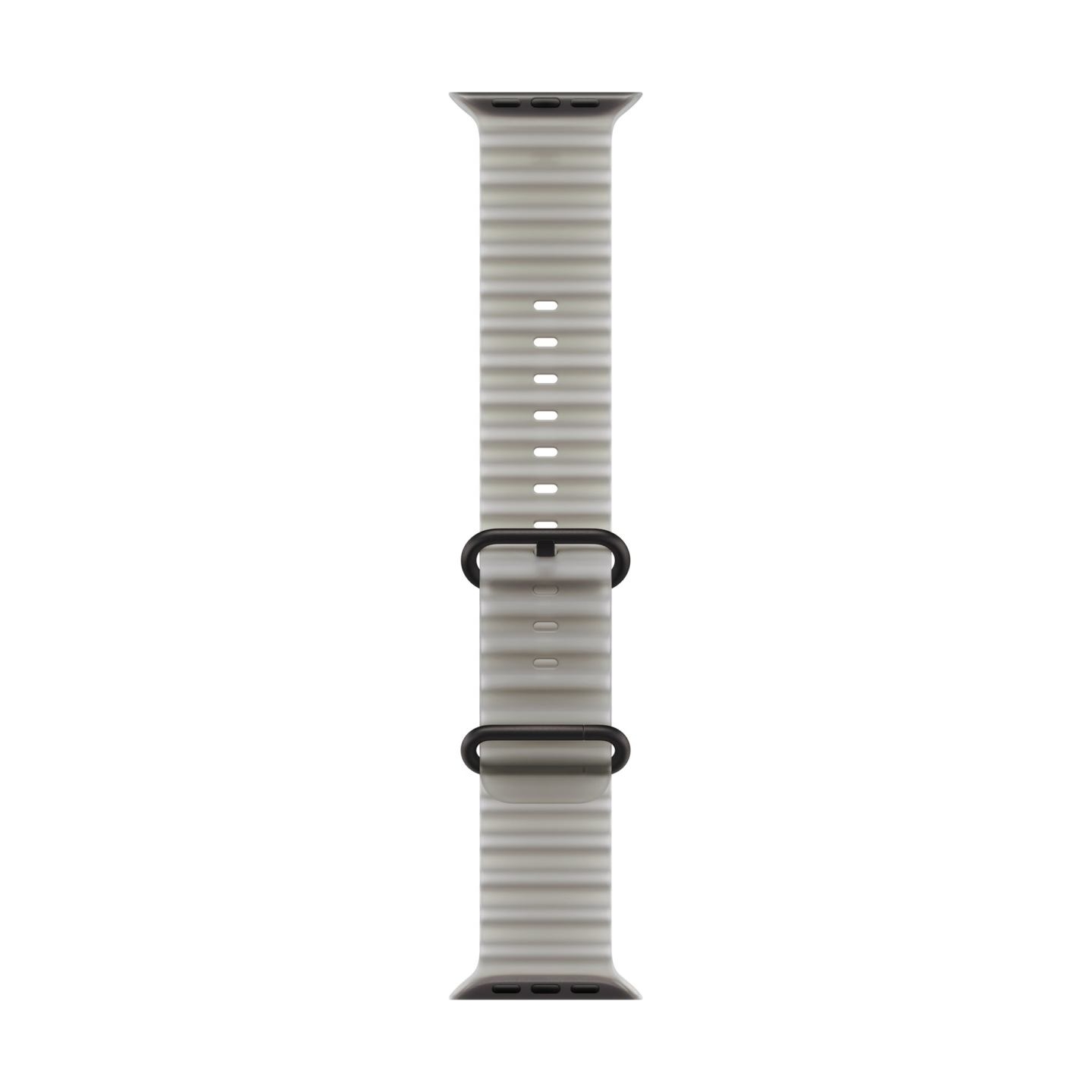 Apple 49mm Translucent Gray Ocean Band - Black Titanium Finish