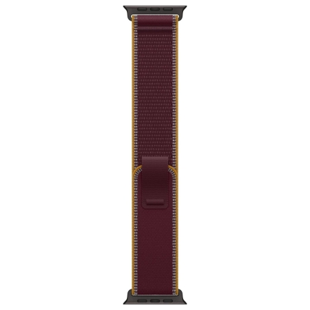 Apple 49mm Burgundy Trail Loop - S/M - Black Titanium Finish