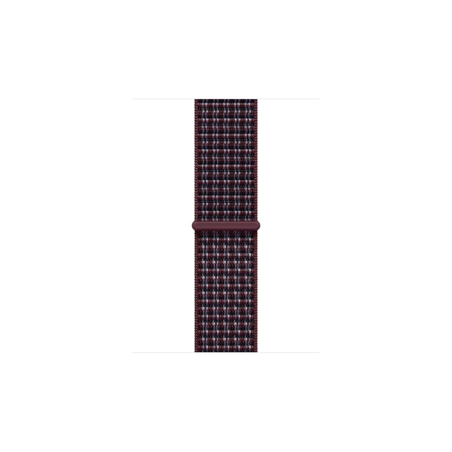Apple 42mm Burgundy Plaid Sport Loop | Apple