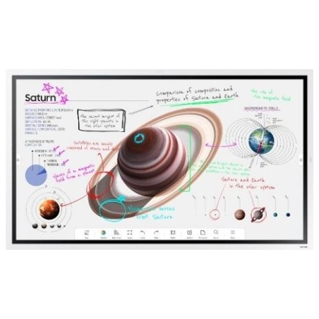 Samsung Monitor professional WM55B FLIP PRO 55 inch touch 16h/7 350(cd/m2) 3840x2160 (UHD) Flip App USB-C Wi-Fi/BT 3 years On-Si