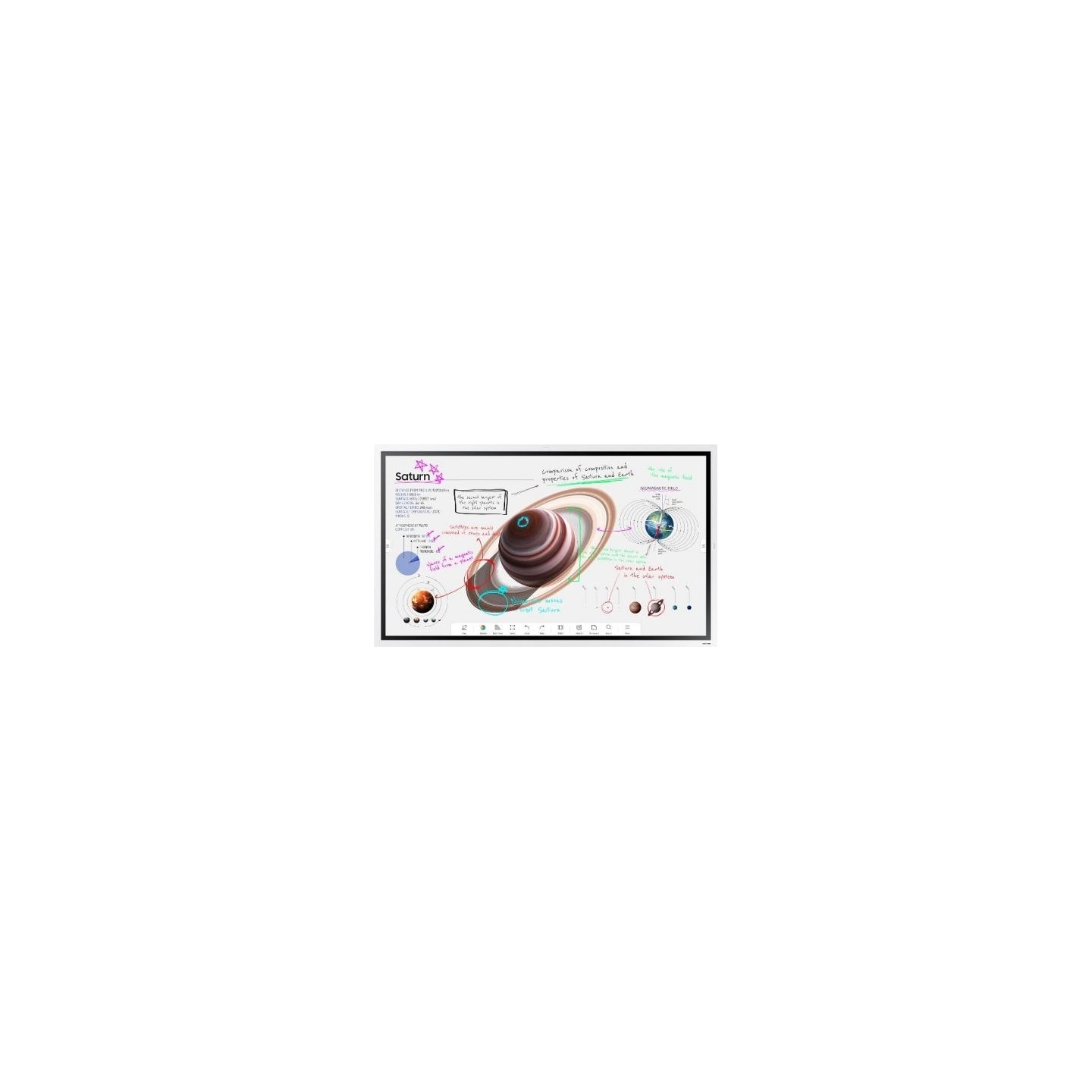 Samsung Monitor professional WM55B FLIP PRO 55 inch touch 16h/7 350(cd/m2) 3840x2160 (UHD) Flip App USB-C Wi-Fi/BT 3 years On-Si