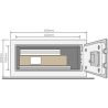 Yale Home Basic safe YLC for laptop with alarm
