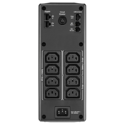 APC BACK UPS PRO BR 1600VA, 8 OUTLETS, AVR, LCD INTERFACE