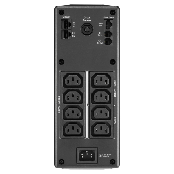 APC Back UPS Pro BR 1600VA, 8 Outlets, AVR, LCD Interface / BR1600MI