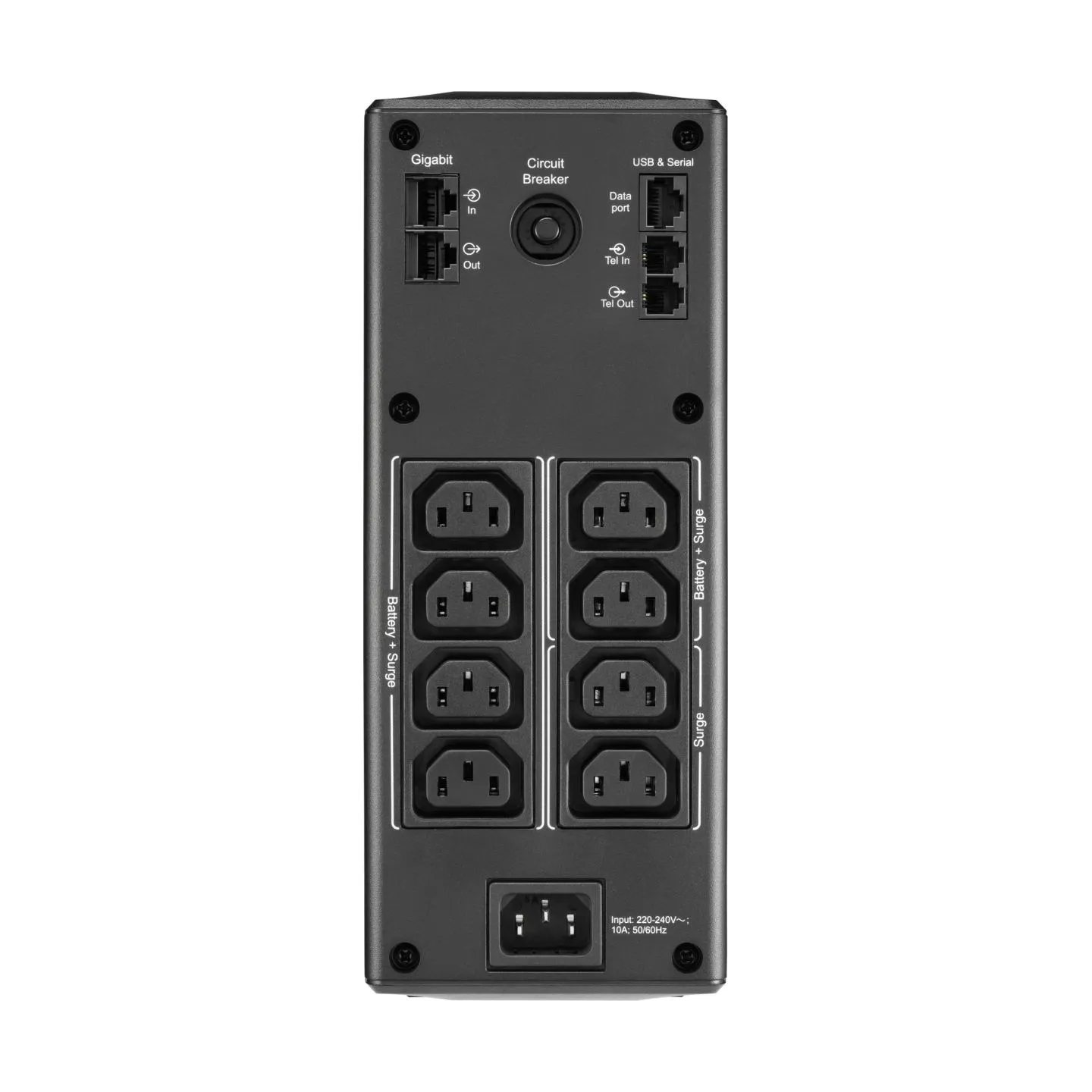 APC BACK UPS PRO BR 1600VA, 8 OUTLETS, AVR, LCD INTERFACE