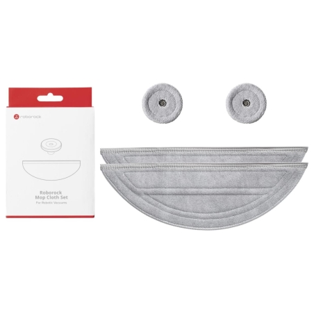 Roborock Vacuum Cleaner Accessory|ROBOROCK|Mop Cloth Set|For Saros 10|8.02.0400