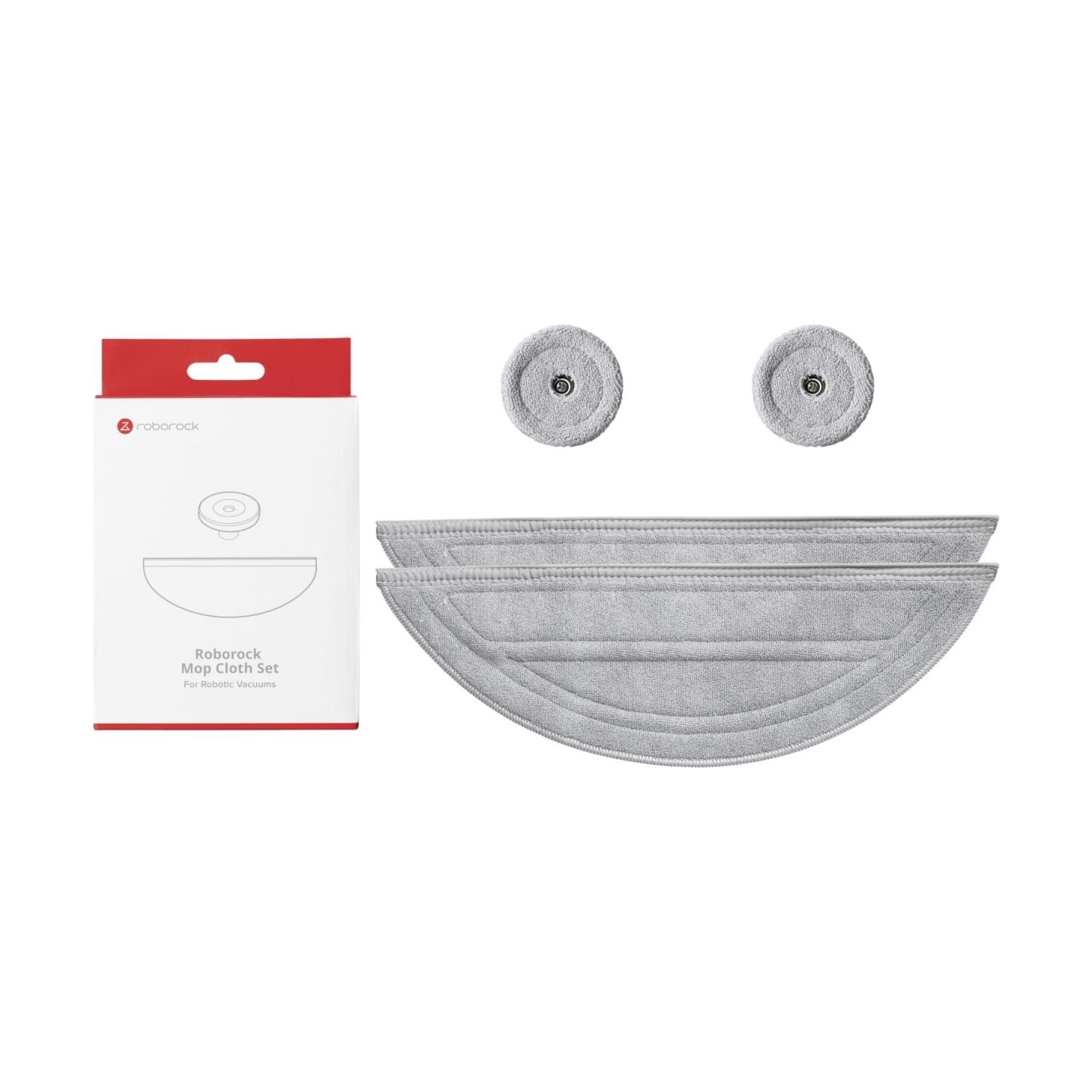 Roborock Vacuum Cleaner Accessory|ROBOROCK|Mop Cloth Set|For Saros 10|8.02.0400