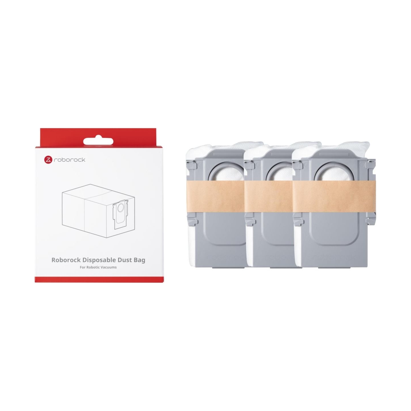 Roborock Vacuum Cleaner Accessory|ROBOROCK|Disposable Dust bag|For Qrevo/Qrevo MaxV/S8 MaxV Ultra/Qrevo S/Qrevo Pro/Qrevo Plus/Q