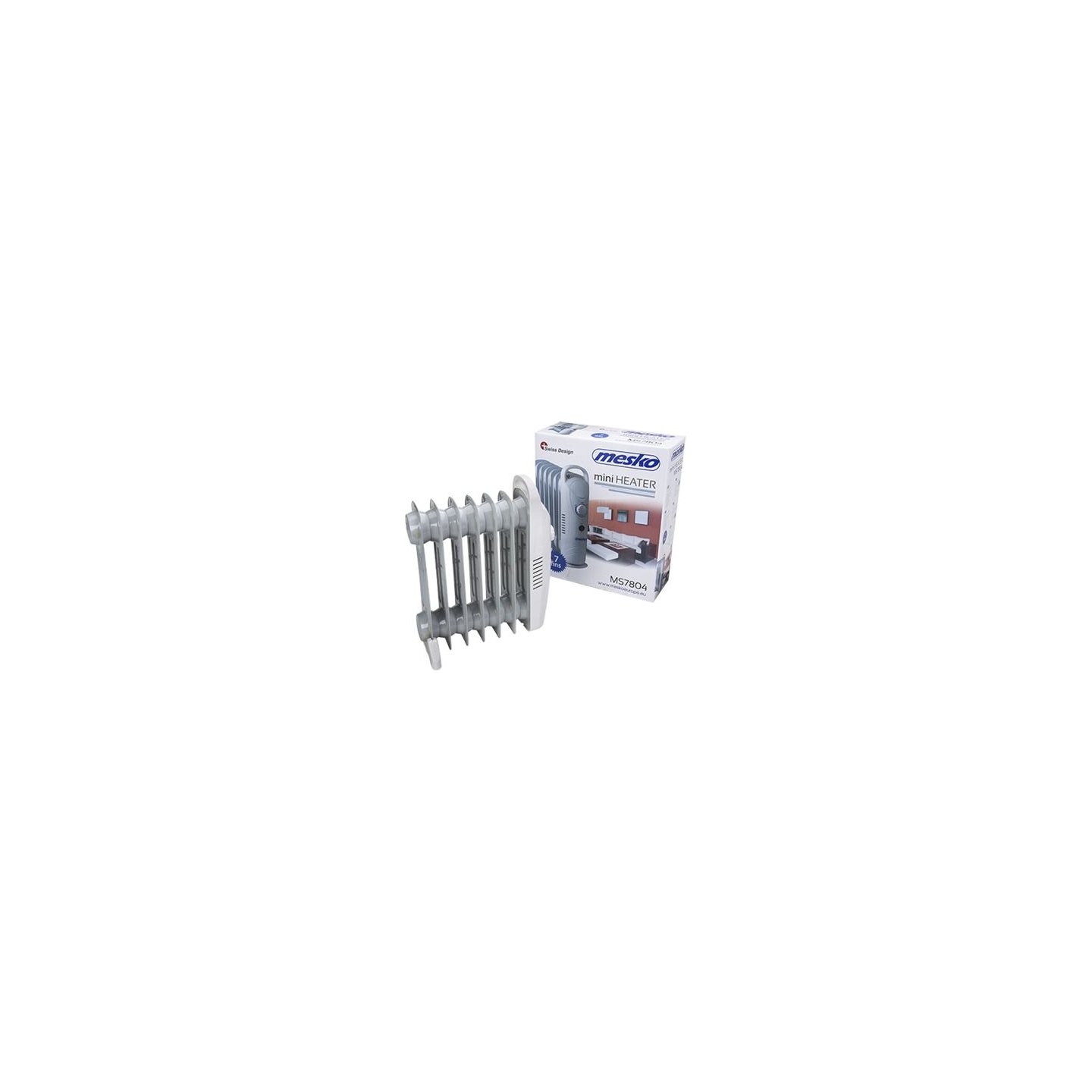 Mesko | MS 7804 | Oil Filled Radiator | 700 W | Number of power levels 1 | White